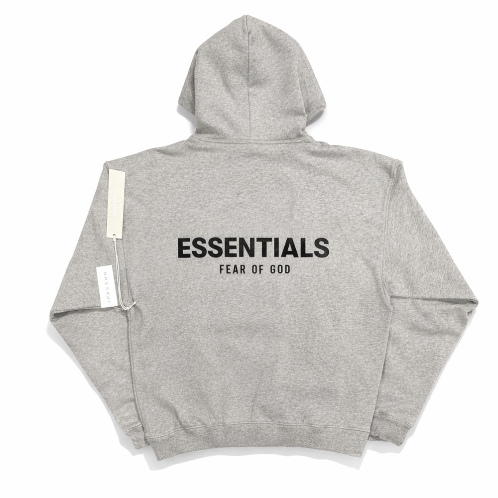 Fear of God Essentials Dark Oatmeal Hoodie